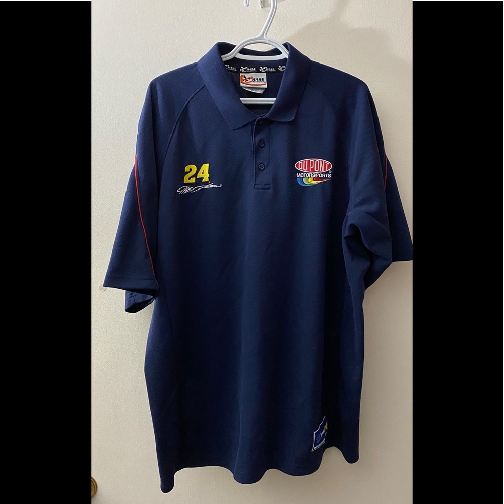 Jeff Gordon DuPont Chase Authentics NASCAR XXL polo shirt